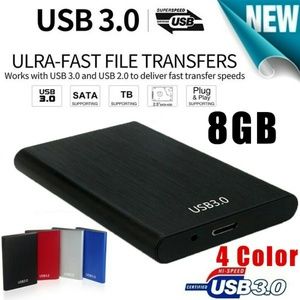 2020 New 1TB/2TB4TB/8TB HDD USB3.0 SATA High Speed